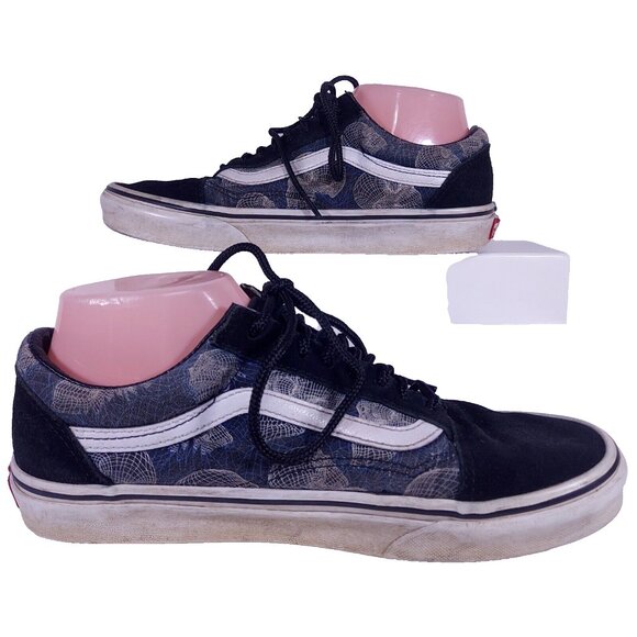 Vans Wireframe Skull Shoes Sneakers Canvas Suede Lace Up Mens 7.5 Womens 9 main image 9